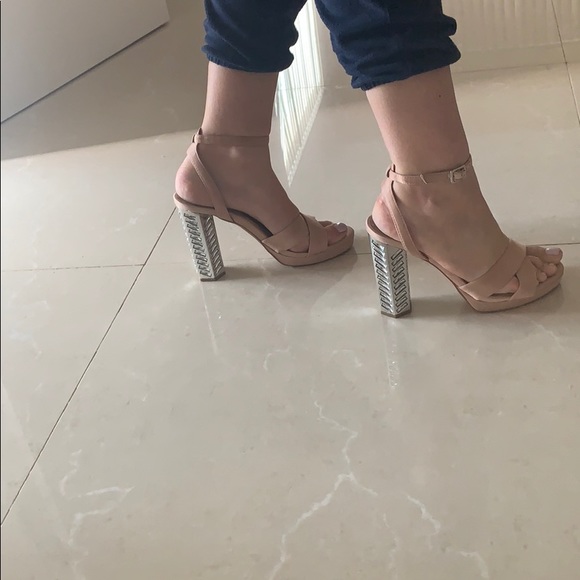 Steve Madden Adeline pink high heel sandals - Picture 6 of 8